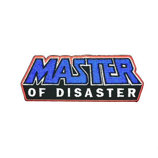 Master Of Disaster Embroidered Morale Patch With Hook Fastener Backing For Tactical Gear Vests by kiloninerpets