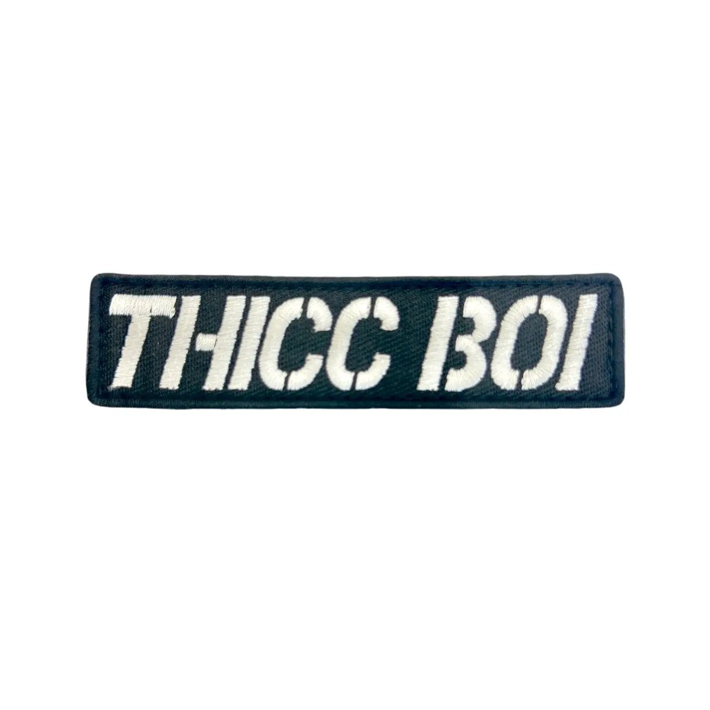 Thicc Boi Embroidered Morale Patch 4 By 1 For Vests And Harness Wear by kiloninerpets