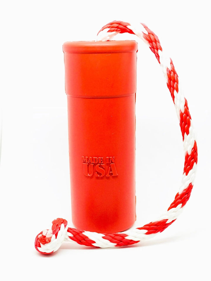 SodaPup USA-K9 Firecracker rubber reward toy in red, view 7