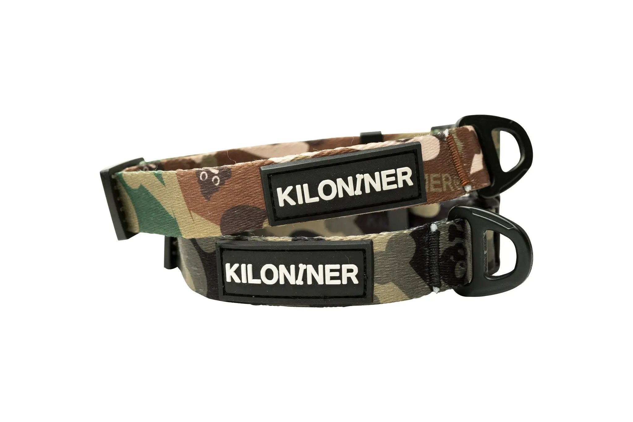 Kiloniner Strike Collar Durable 1 Inch Wide Jungle Green Camo Design by kiloninerpets