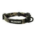 Load image into Gallery viewer, Kiloniner Strike Collar Durable 1 Inch Wide Jungle Green Camo Design by kiloninerpets
