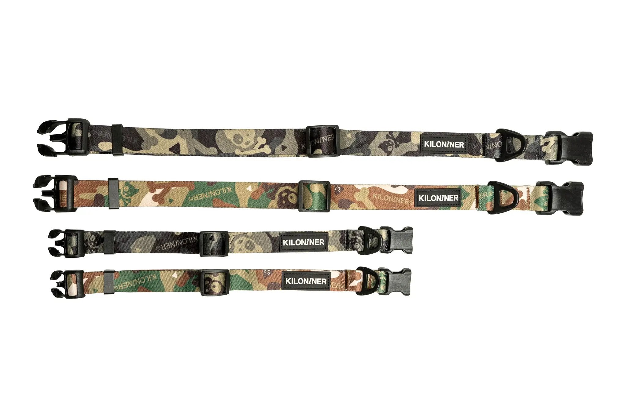 Kiloniner Strike Collar Durable 1 Inch Wide Jungle Green Camo Design by kiloninerpets