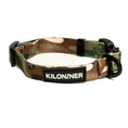 Load image into Gallery viewer, Kiloniner Strike Collar Durable 1 Inch Wide Jungle Green Camo Design by kiloninerpets
