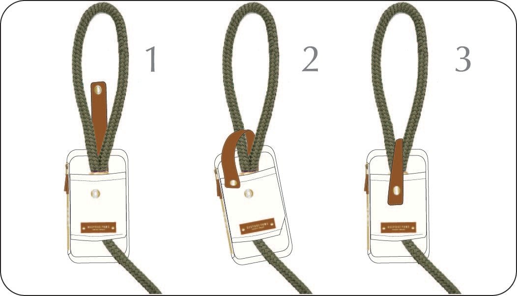 Bespoke Paws Pawsh Pouch Dangle-Free Waste Bag Dispenser