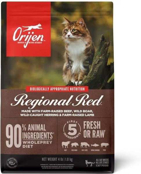 ORIJEN Regional Red cat food bag front