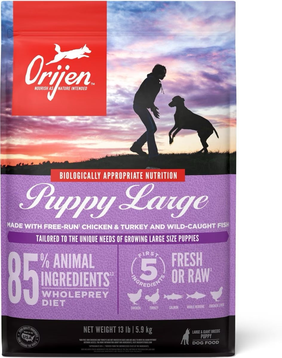 ORIJEN Puppy Large 13 lb bag front