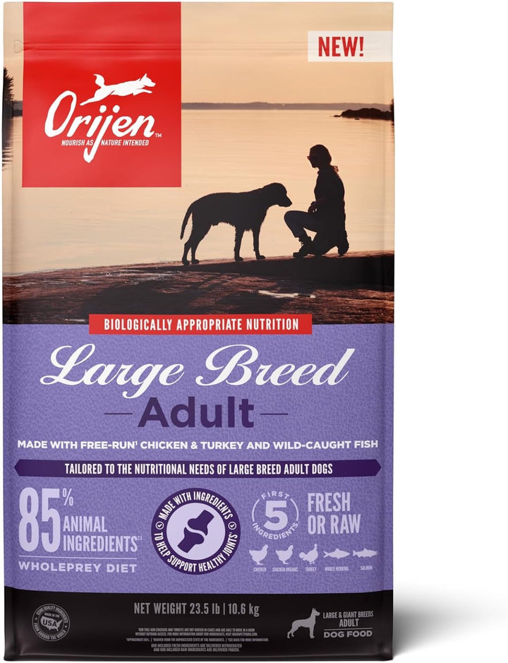 ORIJEN Large Breed Adult 23.5 lb dog food bag front