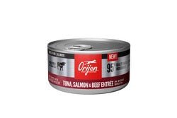 ORIJEN Tuna Salmon and Beef Entree wet cat food can front