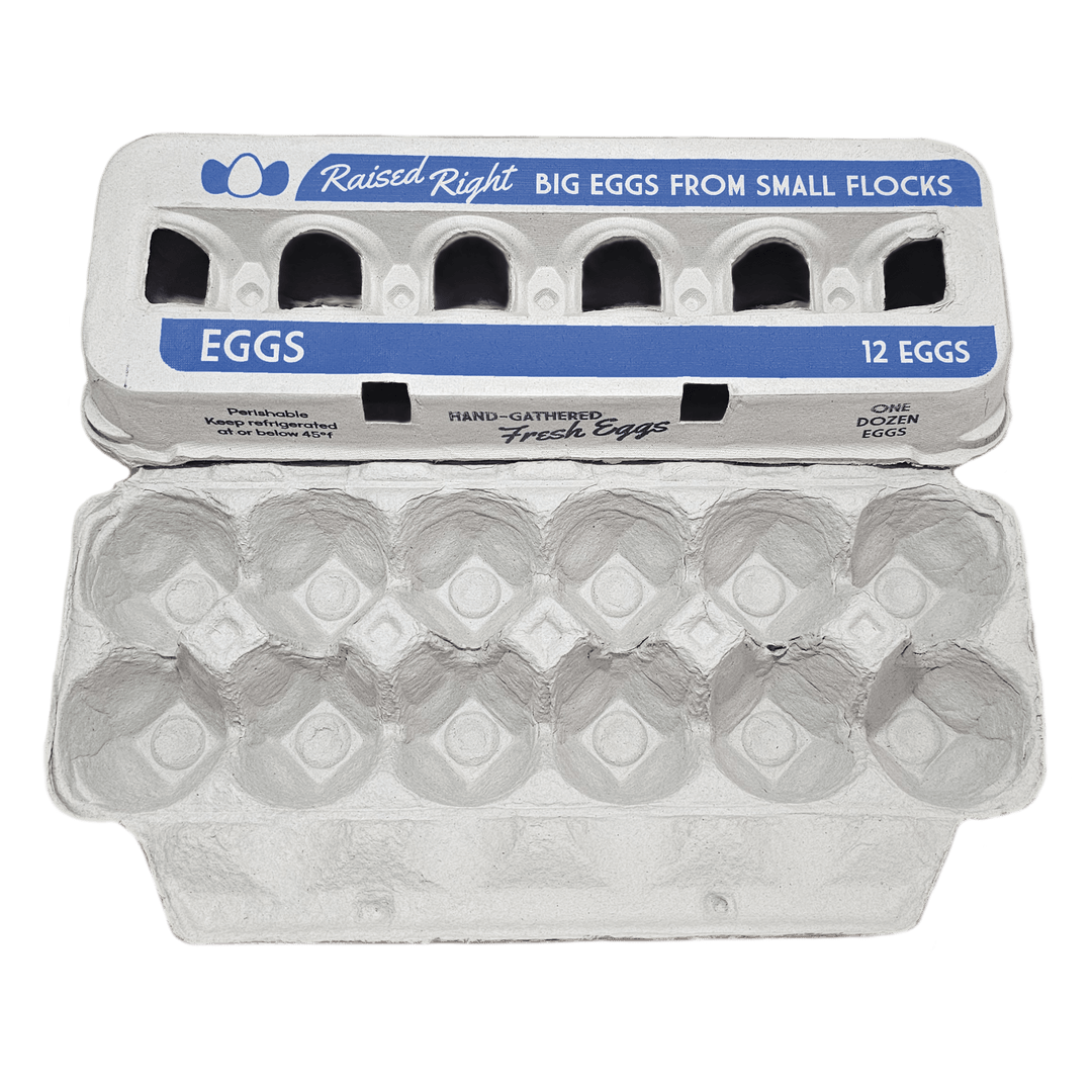 Henlay Jumbo Egg Cartons for 12 Farm Fresh Eggs – Durable &amp; Reusable Egg Carton, 20 or 75 Pack