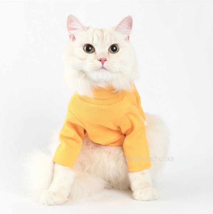 Label Pet Turtleneck, Yellow
