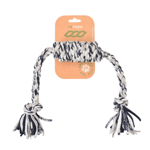 ReRope Barreled Upcycled Rope Dog Toy