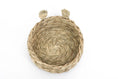 Gallery viewerに画像を読み込む, Bunny Bed by Clover Days, woven straw round pet bed with two ear-shaped projections.
