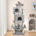 Carica l'immagine nel visualizzatore della galleria, Large Cat Tree for Indoor Cats 70" Tall Cat Tower by DirectDeals
