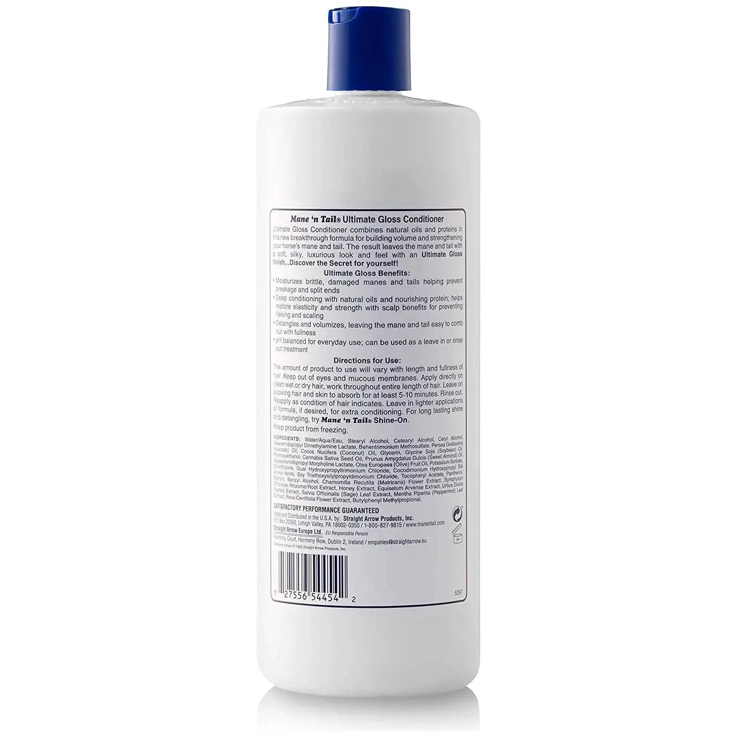Mane 'n Tail Ultimate Gloss Horse Conditioner 32oz Gentle Formula by Paw and Tail Supply