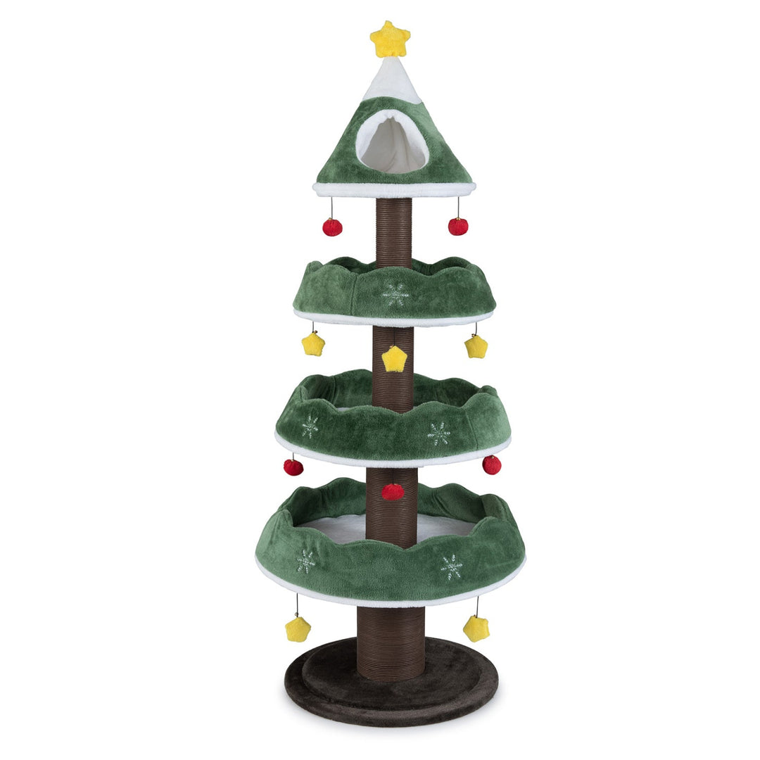 The Deck the Paws Cat Tree – 70.5 Inch