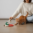 Load image into Gallery viewer, Matatabi Bead Braided Rope Cat Toy For Aggressive Chewers 70cm Cotton by Midfox
