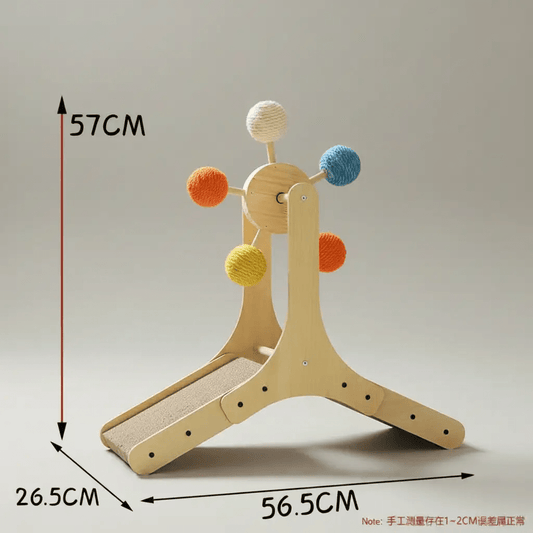 FelineFlow Premium Interactive Ferris Wheel Cat Scratcher For Kitten And Adult Cats by Midfox