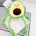 Load image into Gallery viewer, Premium Soft Adorable Avocado Owl Octopus Plush Dog Rope Toy Puppies by Jane's Pet Boutique
