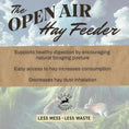 Cargar la imagen en la vista de la galería, Open Air Hay Feeder by Bunny Business
