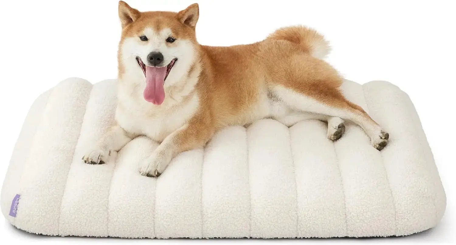 Orthopedic Dog Bed for Large Dogs | Waterproof Plush Mat w/ Washable Cover by Wags & Whiskers Pet Supply