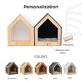 Cargar la imagen en la vista de la galería, Noble Nest Wooden Indoor Dog House Stylish Home Fit For Small Dogs by Enjoy The Wood
