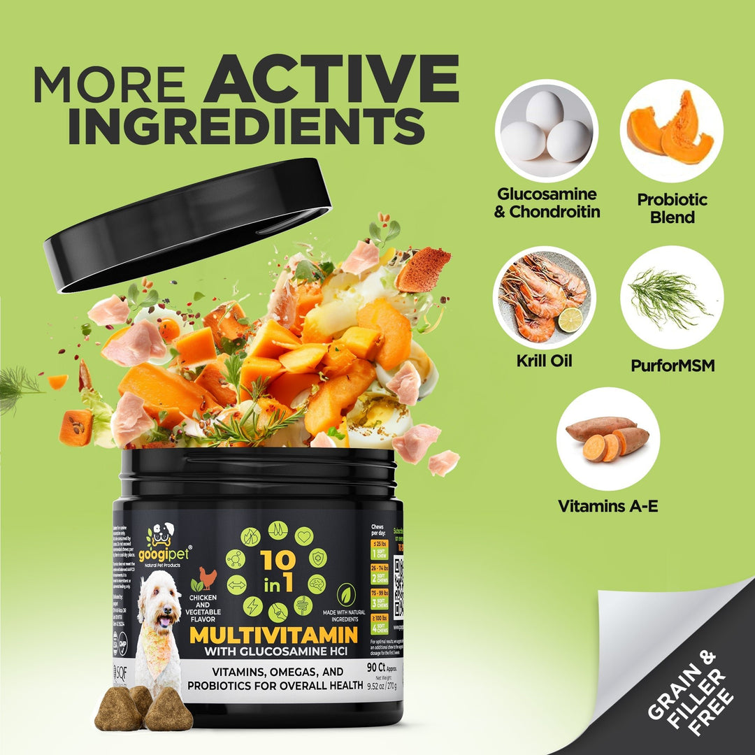 Googipet 10-in-1 Multivitamin Chews (Chicken), product detail image 3