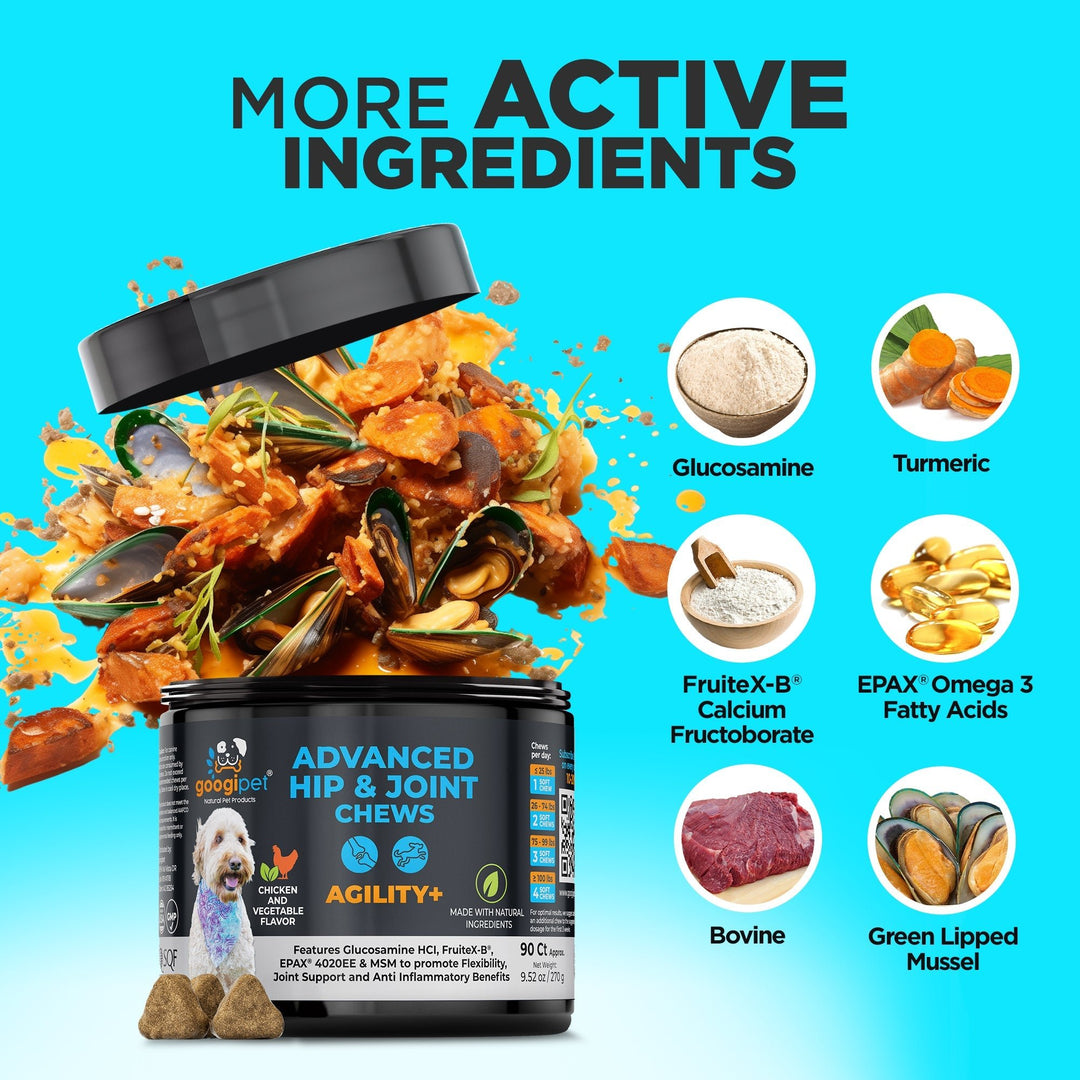 Googipet Agility+ Hip &amp; Joint Chews, product detail image 3