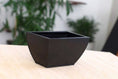 Load image into Gallery viewer, Cat Plant Stand for Wall cat shelf bed in dark metal with curved sides
