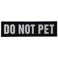 Charger l'image dans la visionneuse de la galerie, Black Reflective High Vis Pet Tag Patch Waterproof 4.5 X 1 Inch Hook by kiloninerpets
