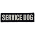 Charger l'image dans la visionneuse de la galerie, Black Reflective High Vis Pet Tag Patch Waterproof 4.5 X 1 Inch Hook by kiloninerpets
