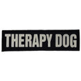 Charger l'image dans la visionneuse de la galerie, Black Reflective High Vis Pet Tag Patch Waterproof 4.5 X 1 Inch Hook by kiloninerpets
