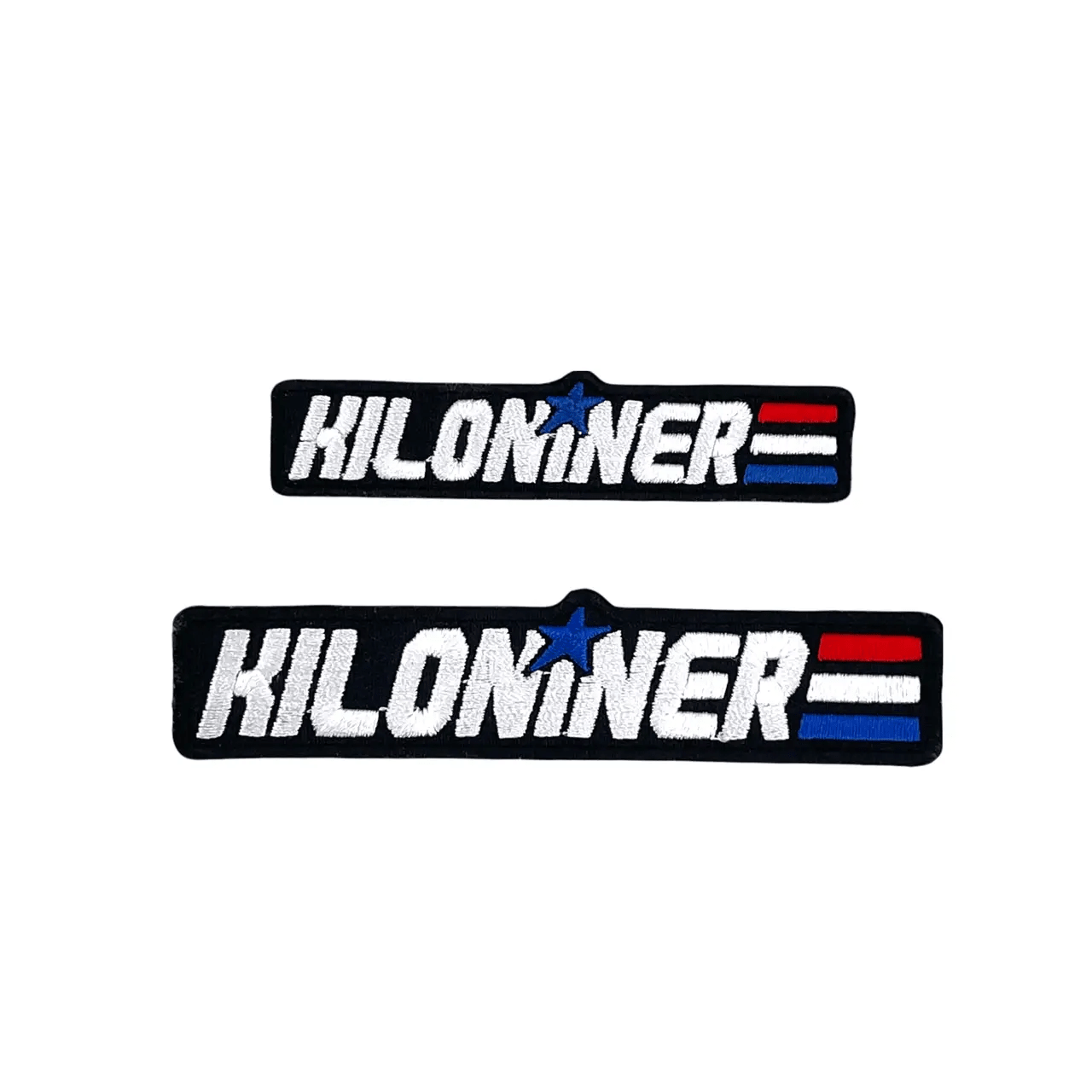 KILONINER Stars And Stripes Embroidered Morale Patch For Vest Harness by kiloninerpets