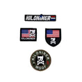 Load image into Gallery viewer, Kiloniner Mini Embroidered Dog Patch Set With Hook Backing
