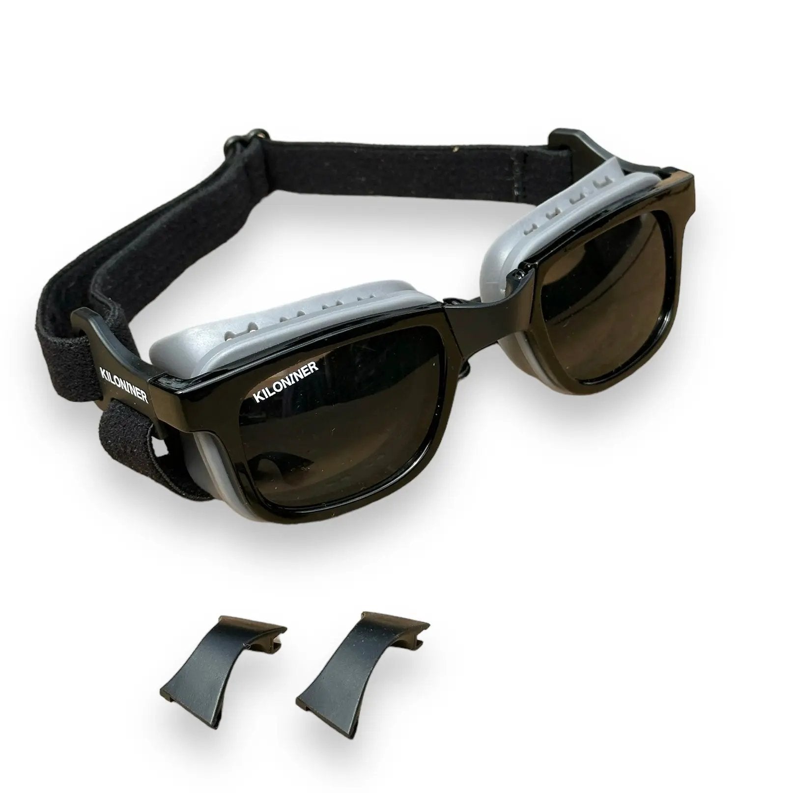 Eye Defenders Pet Safety Goggles For Small And Medium Dogs Or Cats With Uv400 Lenses And Soft Touch Rubber Shields by kiloninerpets