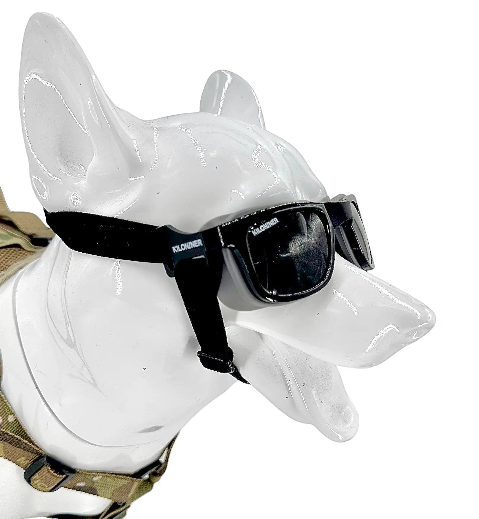 Eye Defenders Pet Safety Goggles For Small And Medium Dogs Or Cats With Uv400 Lenses And Soft Touch Rubber Shields by kiloninerpets