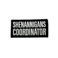Cargar la imagen en la vista de la galería, Shenannigans Coordinator Morale Patch 3x1.5 Embroidered Hook Back by kiloninerpets

