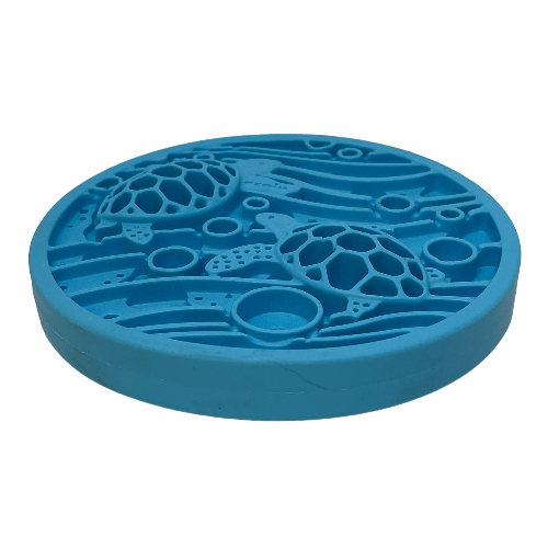 Turtle eMat-Mini Lick Mat with Suction Cups - Small Dogs & Cats | USA