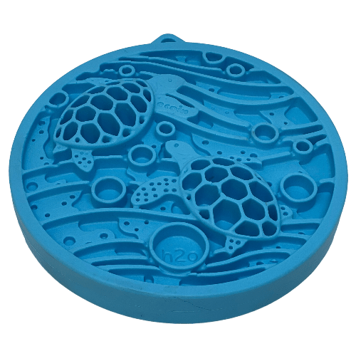 Turtle eMat-Mini Lick Mat with Suction Cups - Small Dogs & Cats | USA
