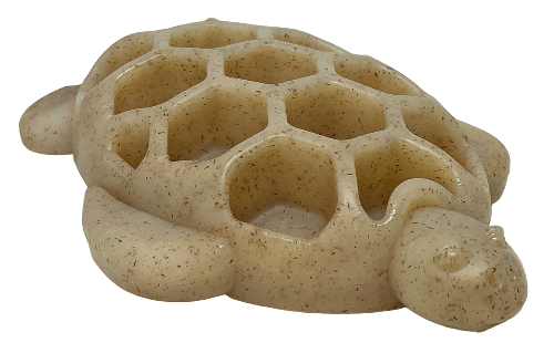 SodaPup Turtle eChew nylon dog chew toy in brown, view 6