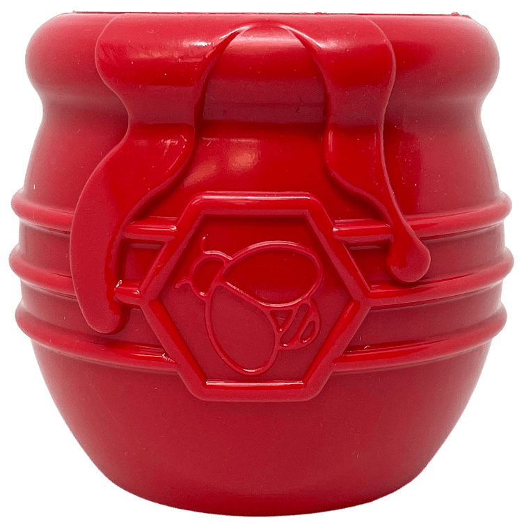 Honey Pot Dog eCup Treat Dispenser | Durable PUP-X Rubber Enrichment Toy | USA Made