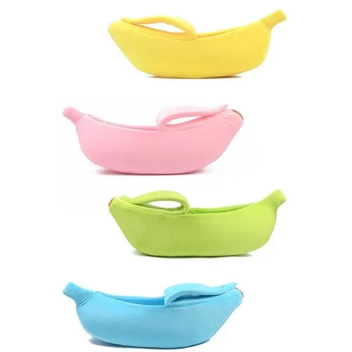 Premium Banana Pet Bed Funny Shaped Soft Warm Dog Cat House Portable by Furr Baby Gifts