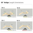 Load image into Gallery viewer, Corner Cat Shelf Bridge by Catastrophic Creations; wooden cat bridge, 50-inch length with four orientation options
