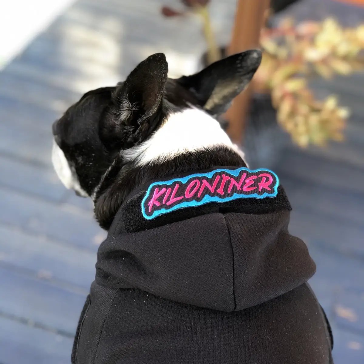 KILONINER RAD PT Morale Patch 4 Inch Pink Turquoise Miami Vice by kiloninerpets