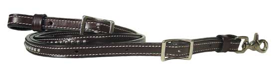 Tahoe Tack Spotted Leather Barrel Reins