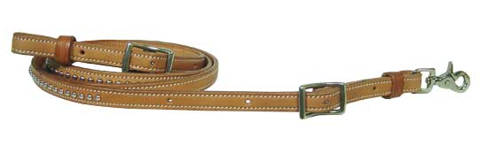 Tahoe Tack Spotted Leather Barrel Reins