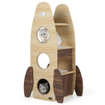 Bild in Galerie-Betrachter laden, Rocket 47 Inch Large Wooden Cat Tree Natural Sisal Scratcher Indoor by DirectDeals
