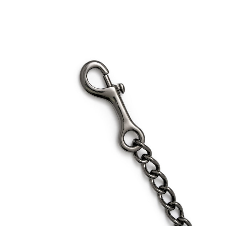 Halter Ego Rosé Lumière Leather Lead Shank, chain and snap