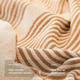 Load image into Gallery viewer, Double-Sided Chenille Couch Slipcovers in beige striped fabric by topspet
