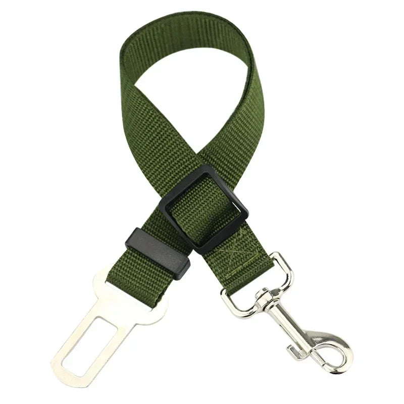 Army green plain-webbing tether