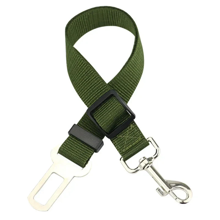 Army green plain-webbing tether